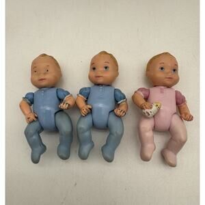 Fisher Price Loving Family Twin Time Baby Blonde 2 Boys & Girl